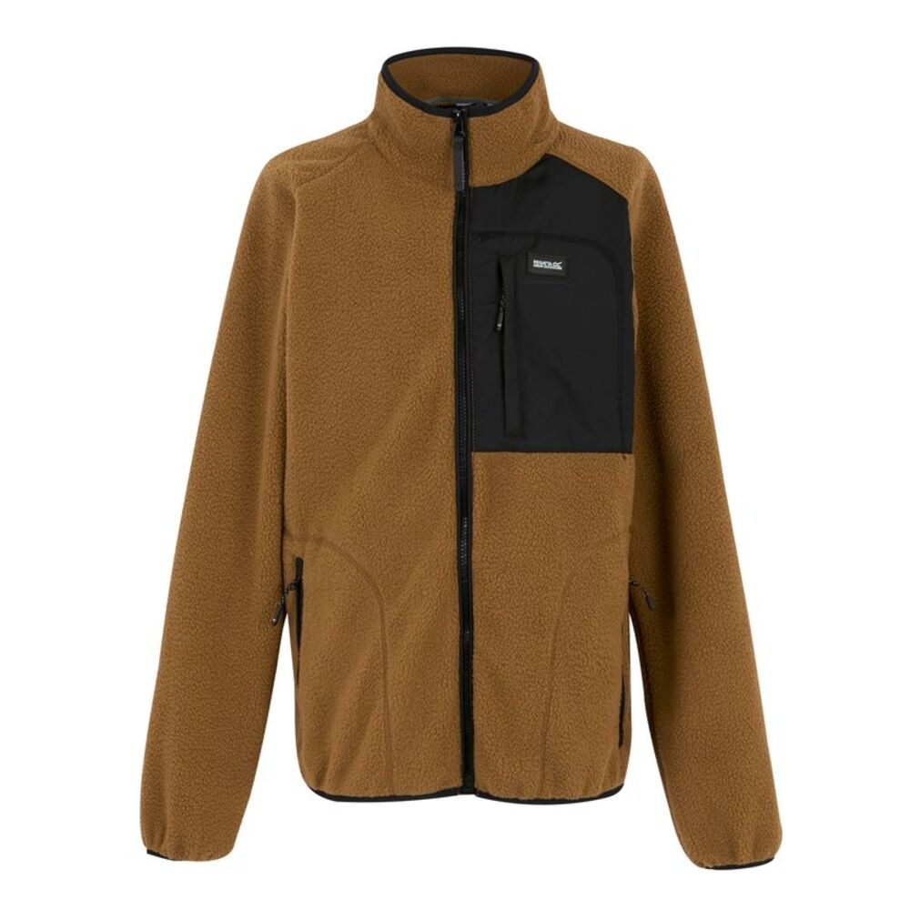 Regatta Mens Frankie Borg Fleece Jacket / Nut Brown